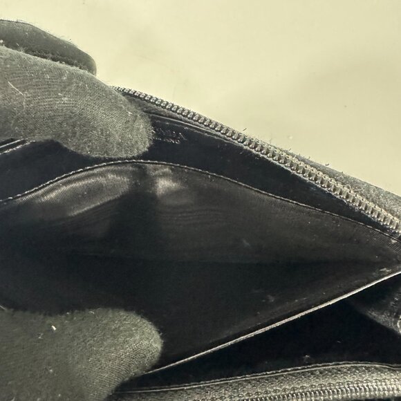 Authentic Prada Black Nylon Zip-around Long Wallet - Picture 9 of 13